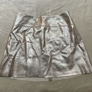 Metallic skirt